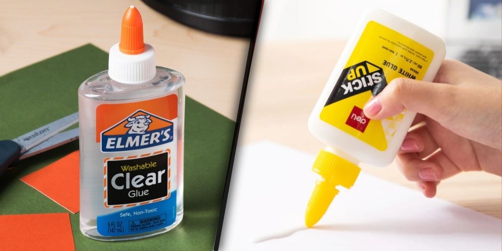 Clear Glue vs. White Glue