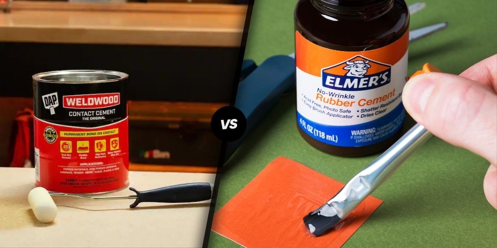 Contact Cement vs. Rubber Cement