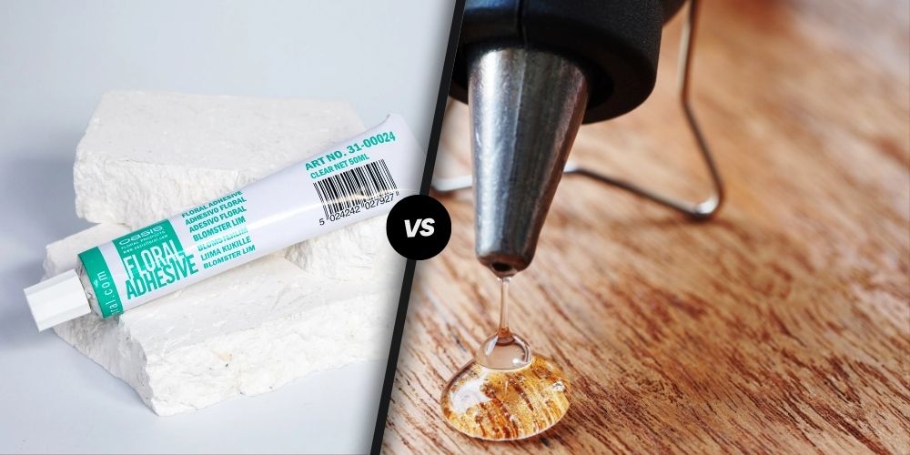 Floral Glue vs. Hot Glue