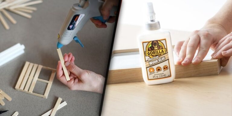 Hot Glue vs Wood Glue