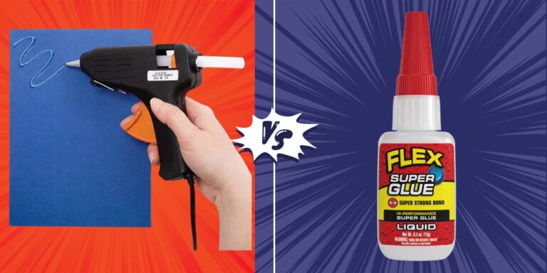 Hot Glue vs. Super Glue