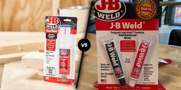 JB Weld ClearWeld vs. Original