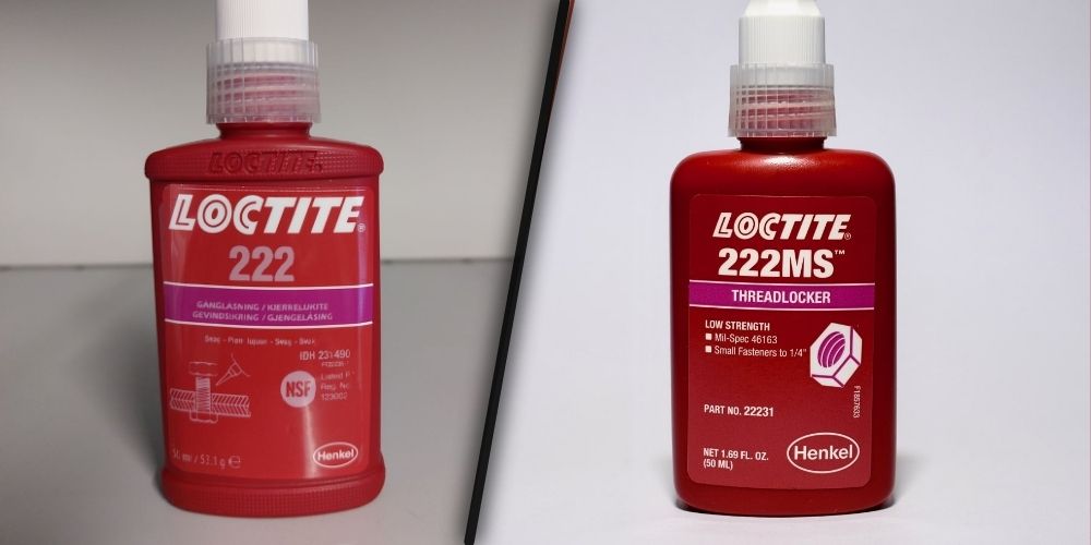 Loctite 222 vs. 222ms