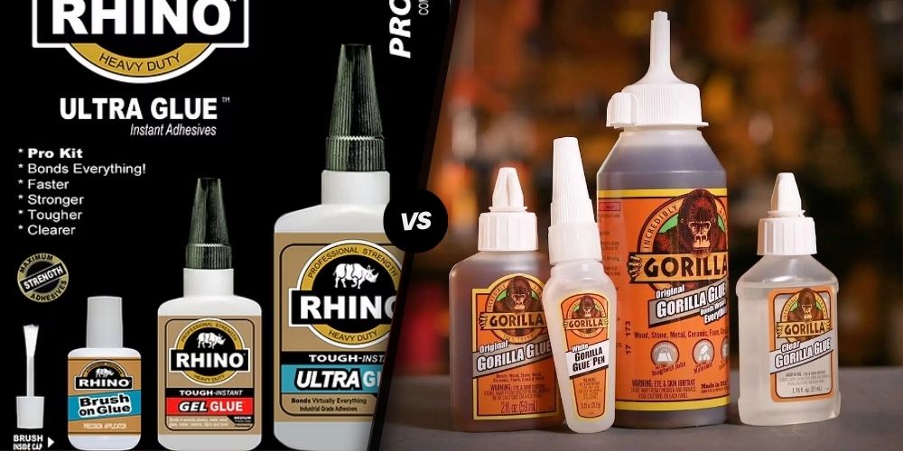 Rhino Glue vs. Gorilla Glue