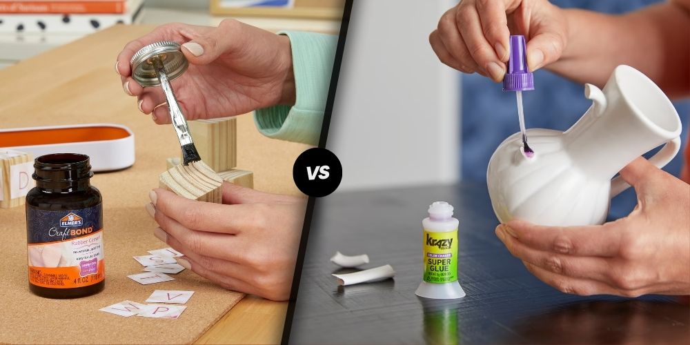 Rubber Cement vs. Super Glue