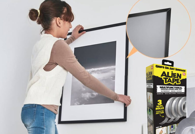 How to Use Alien Tape for Picture Hanging