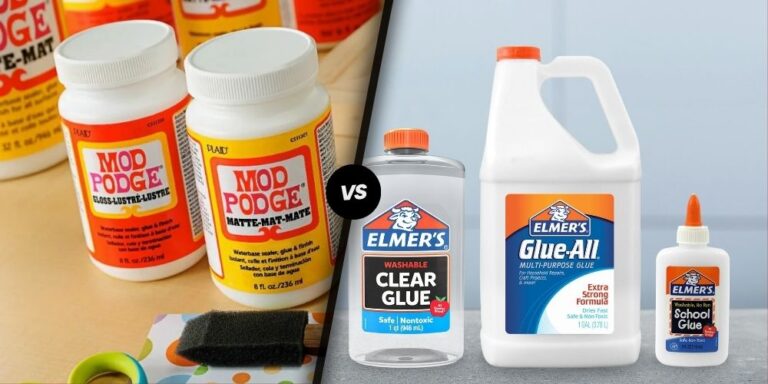 Mod Podge vs Elmer's Glue