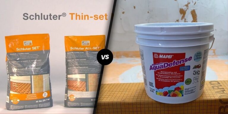 Schluter All-Set vs Mapei