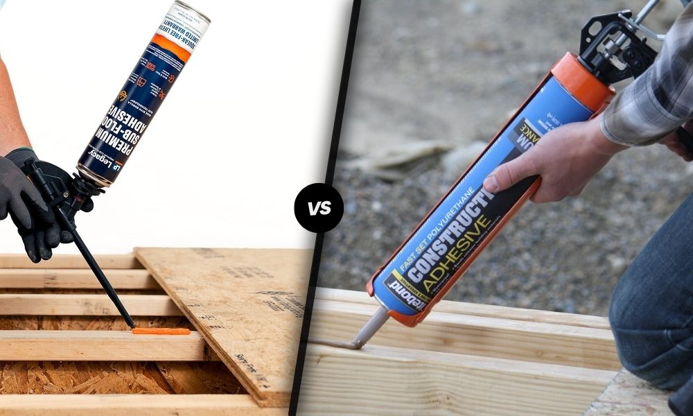 Subfloor vs Construction Adhesive